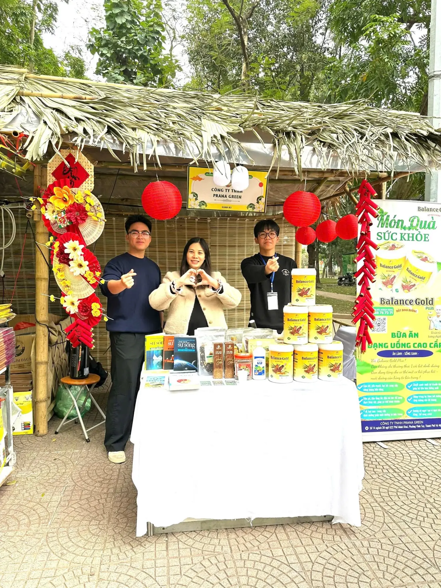 Gian hàng PranaGreen tại hội chợ sản phẩm sạch & thực phẩm chay